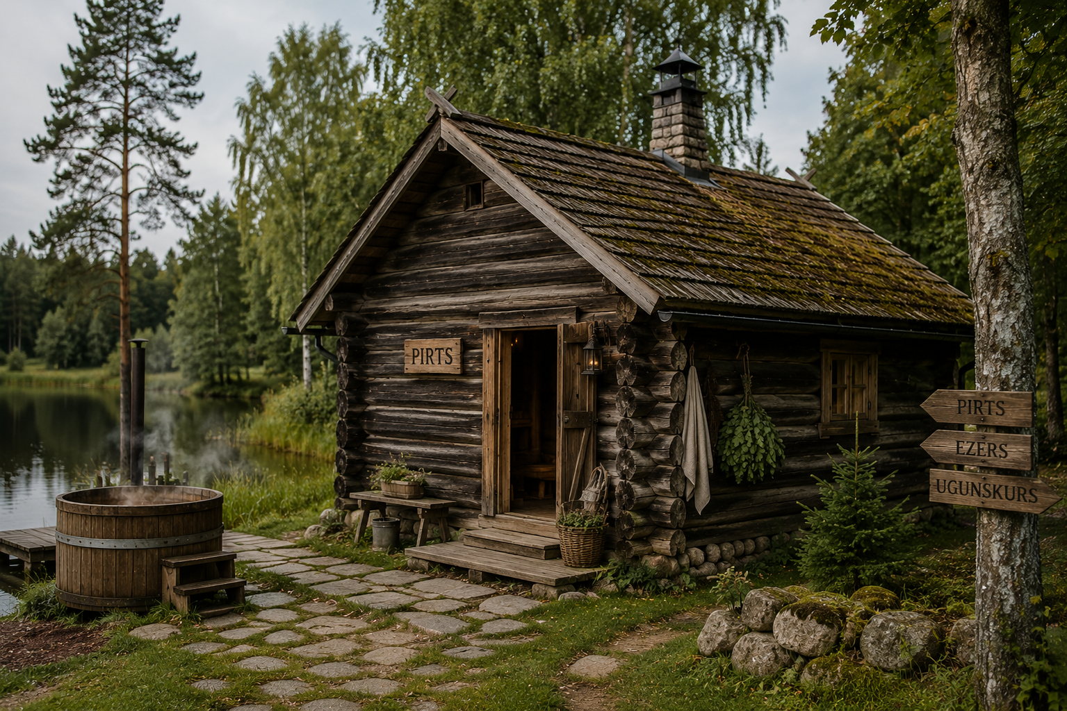 Pirts māja &ldquo;Meža miers&rdquo;